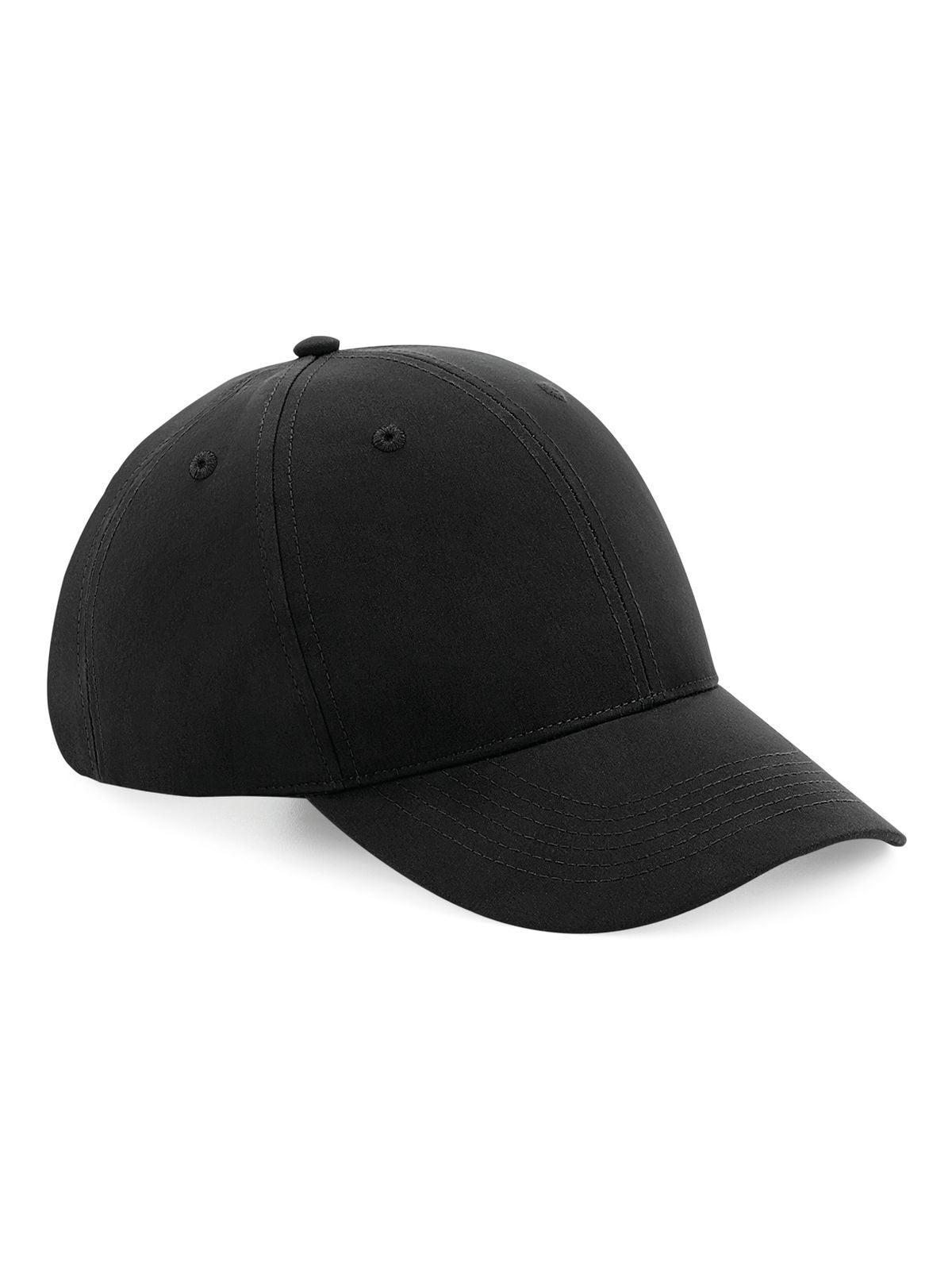 Baseball Caps Recycled Pro-Style Cap Schwarz bestickbar und bedruckbar – LA1970