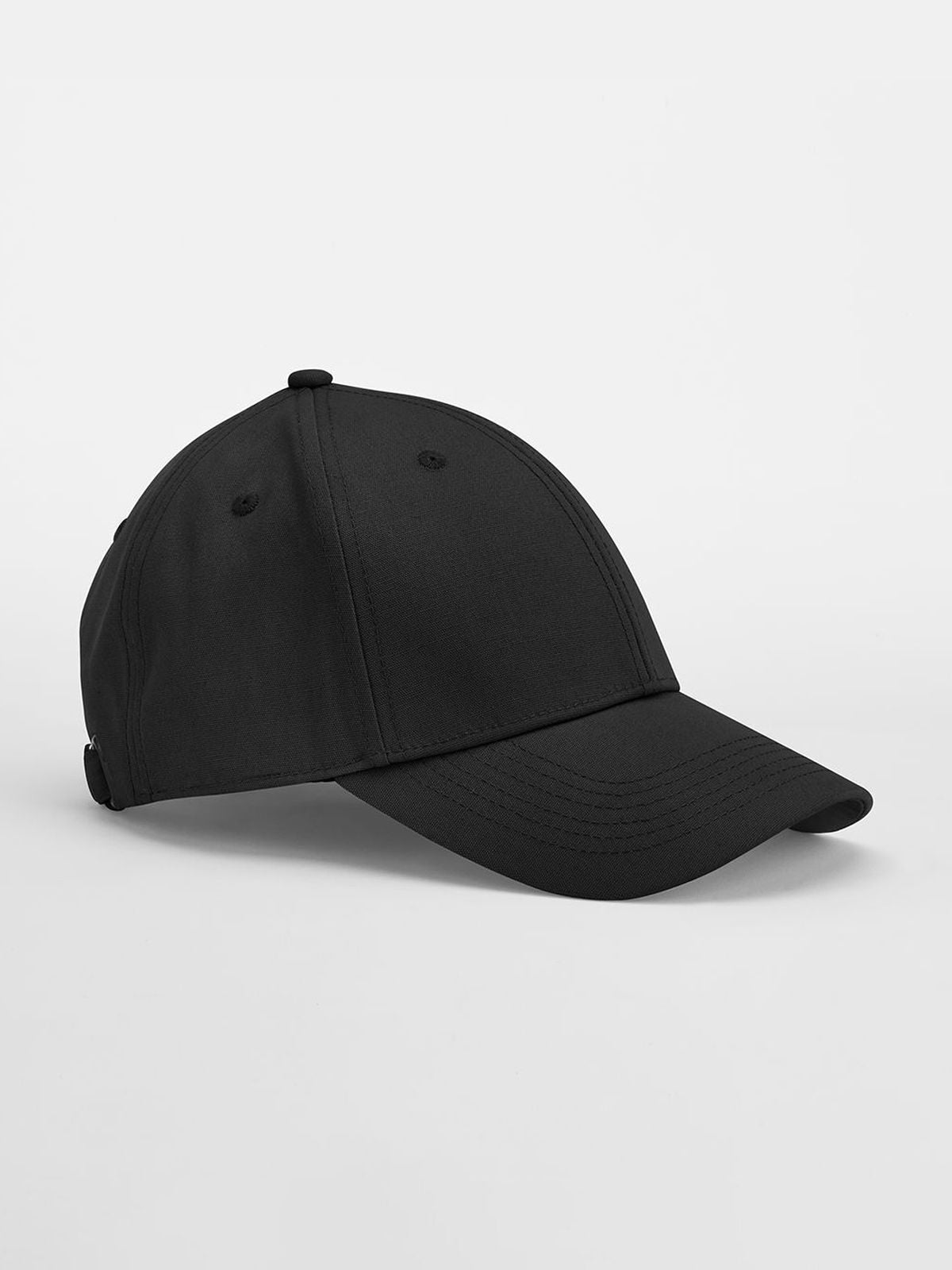 Baseball Caps EarthAware® Organic Cotton Canvas 6 Panel Cap Schwarz bestickbar und bedruckbar – LA1970