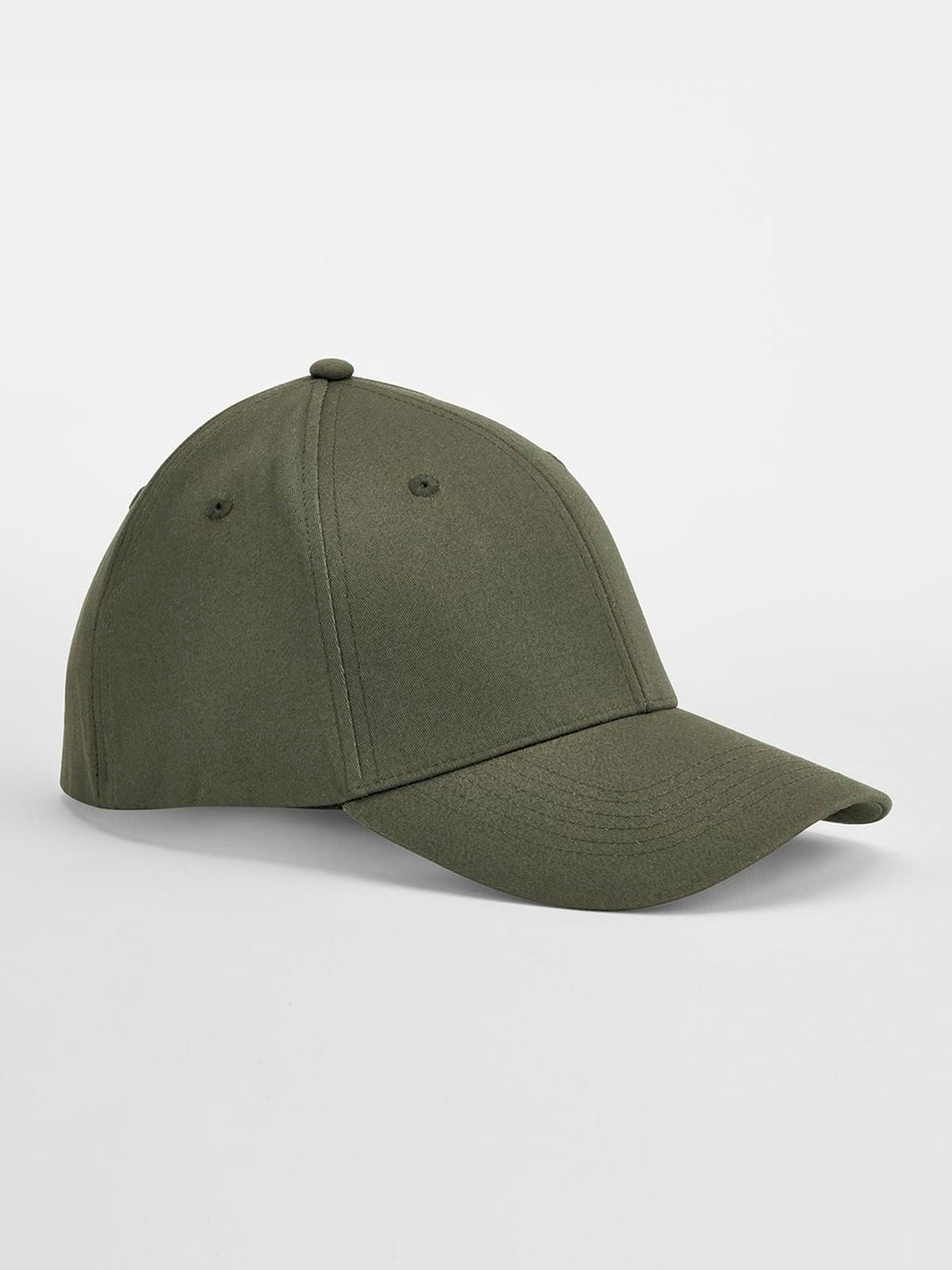 Baseball Caps EarthAware® Organic Cotton Stretch-Fit Cap olive green bestickbar und bedruckbar – LA1970
