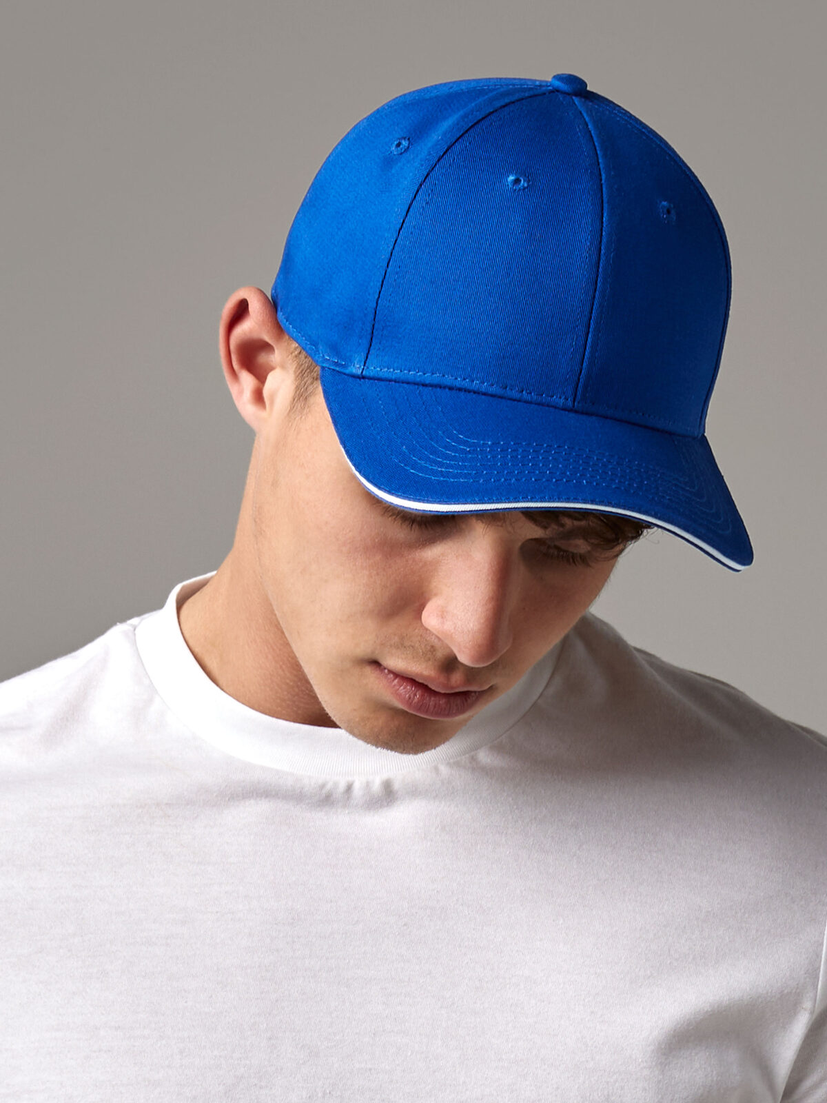 Baseball Caps EarthAware® Classic Organic Cotton 6 Panel Cap -  Sandwich Peak  bestickbar und bedruckbar – LA1970