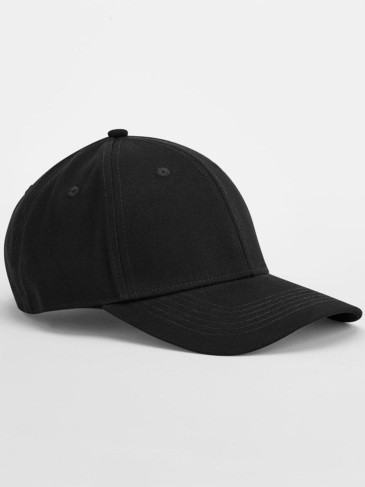 Baseball Caps EarthAware® Classic Organic Cotton 6 Panel Cap Schwarz bestickbar und bedruckbar – LA1970