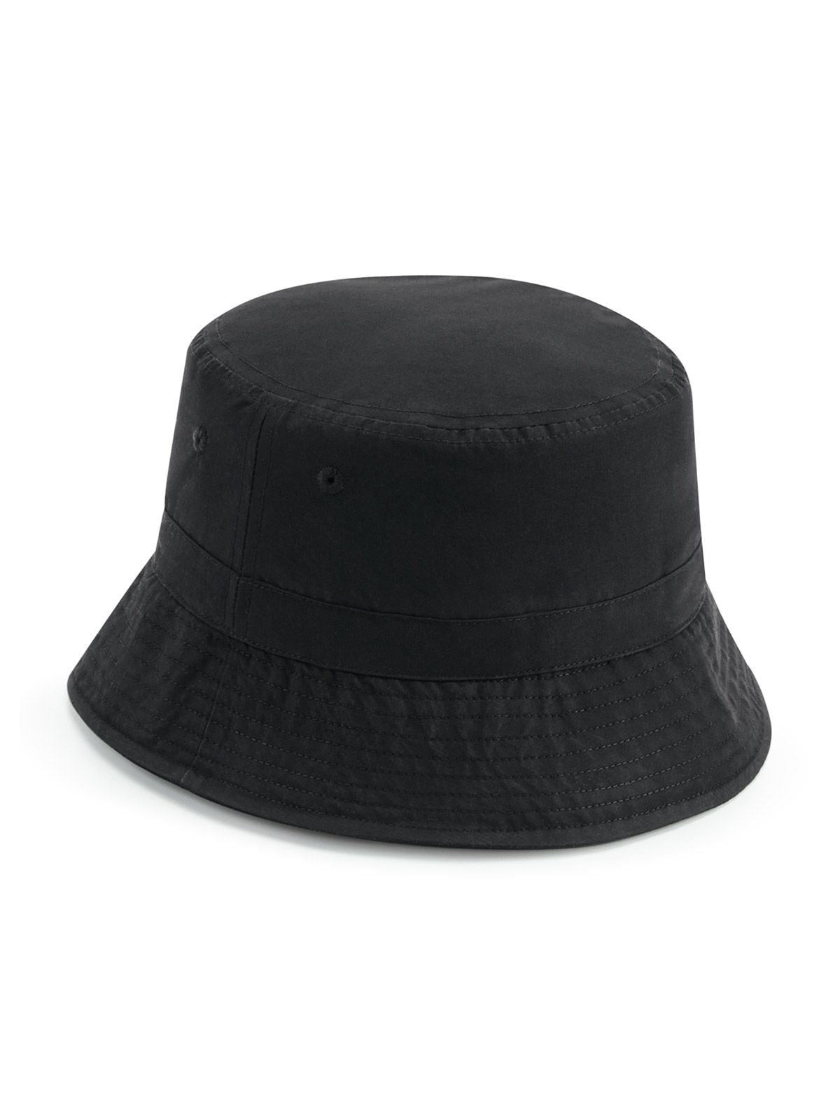 Bucket Hats Recycled Polyester Bucket Hat Schwarz bestickbar und bedruckbar – LA1970