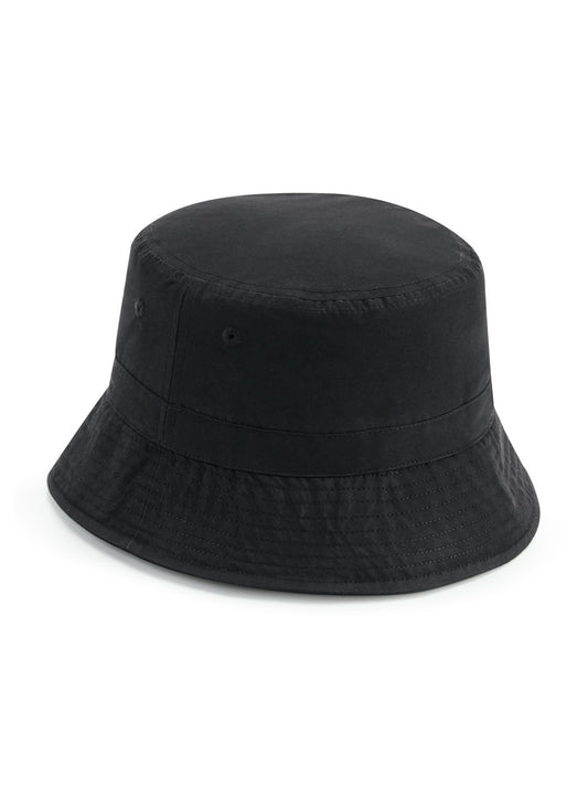 Bucket Hat Recycled Polyester in Schwarz – individuell veredelbar | LA1970