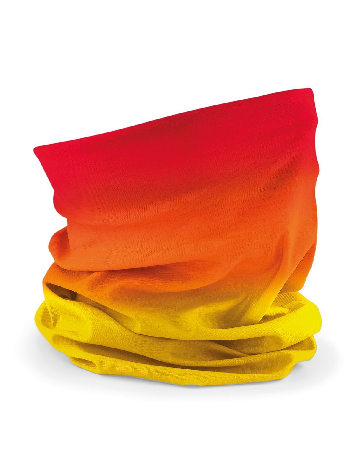 Morf™Ombré Herren Schal / Handschuhe – Beechfield – Farbe Sunset Reds – individuell veredelbar