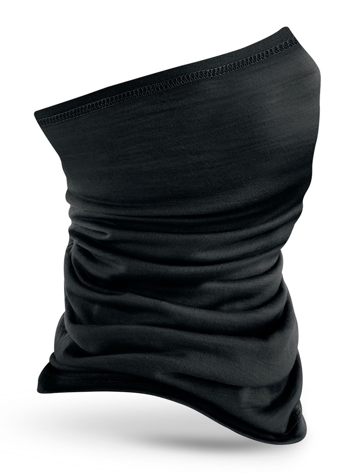 Morf® Merino Schal / Handschuhe – Beechfield – Farbe Schwarz – individuell veredelbar