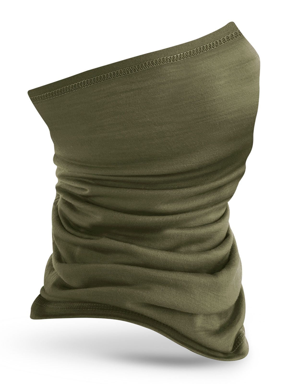 Morf® Merino Schal / Handschuhe – Beechfield – Farbe military green – individuell veredelbar