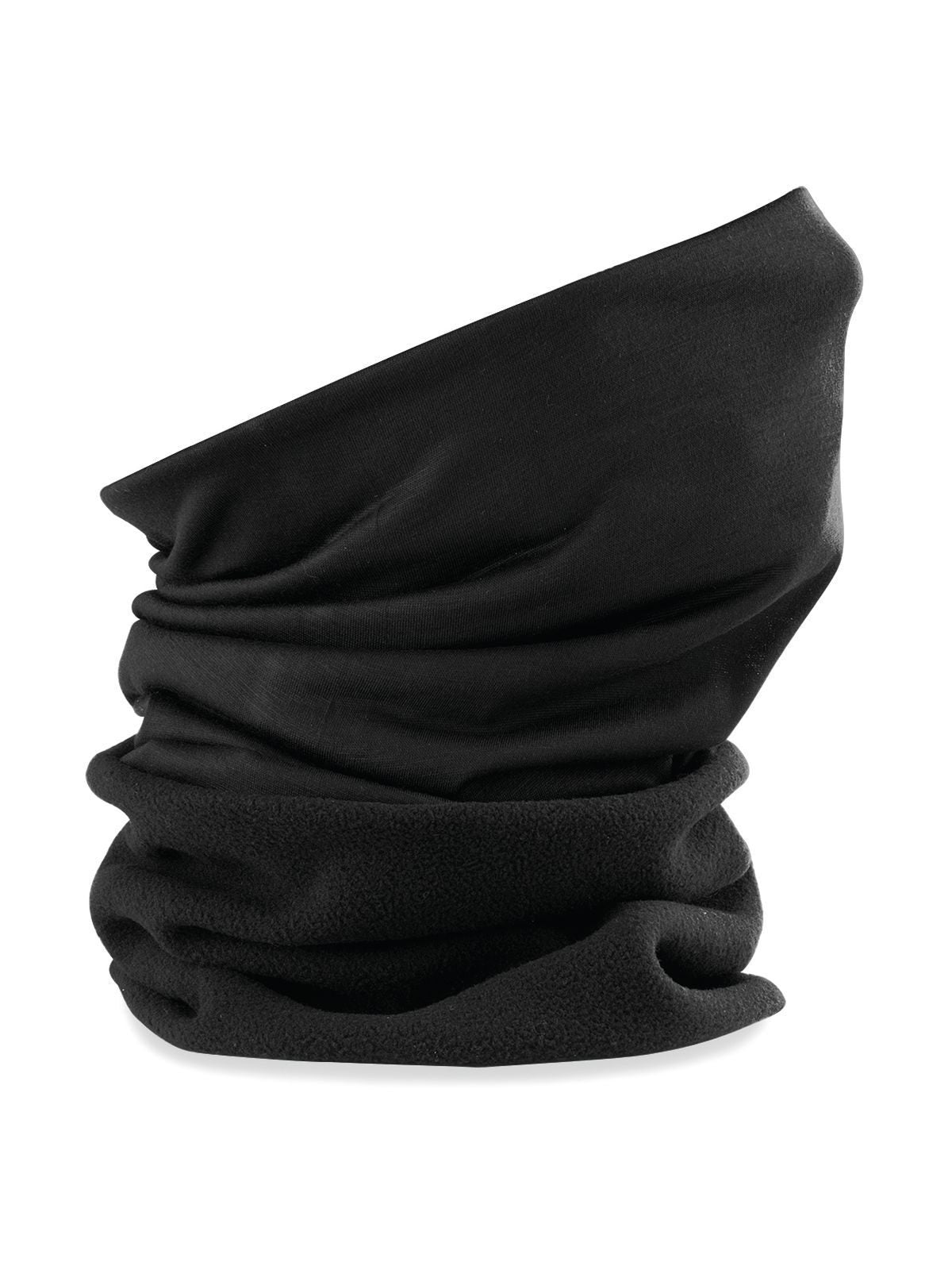 Morf Suprafleece Herren Schal / Handschuhe – Beechfield – Farbe Schwarz – individuell veredelbar
