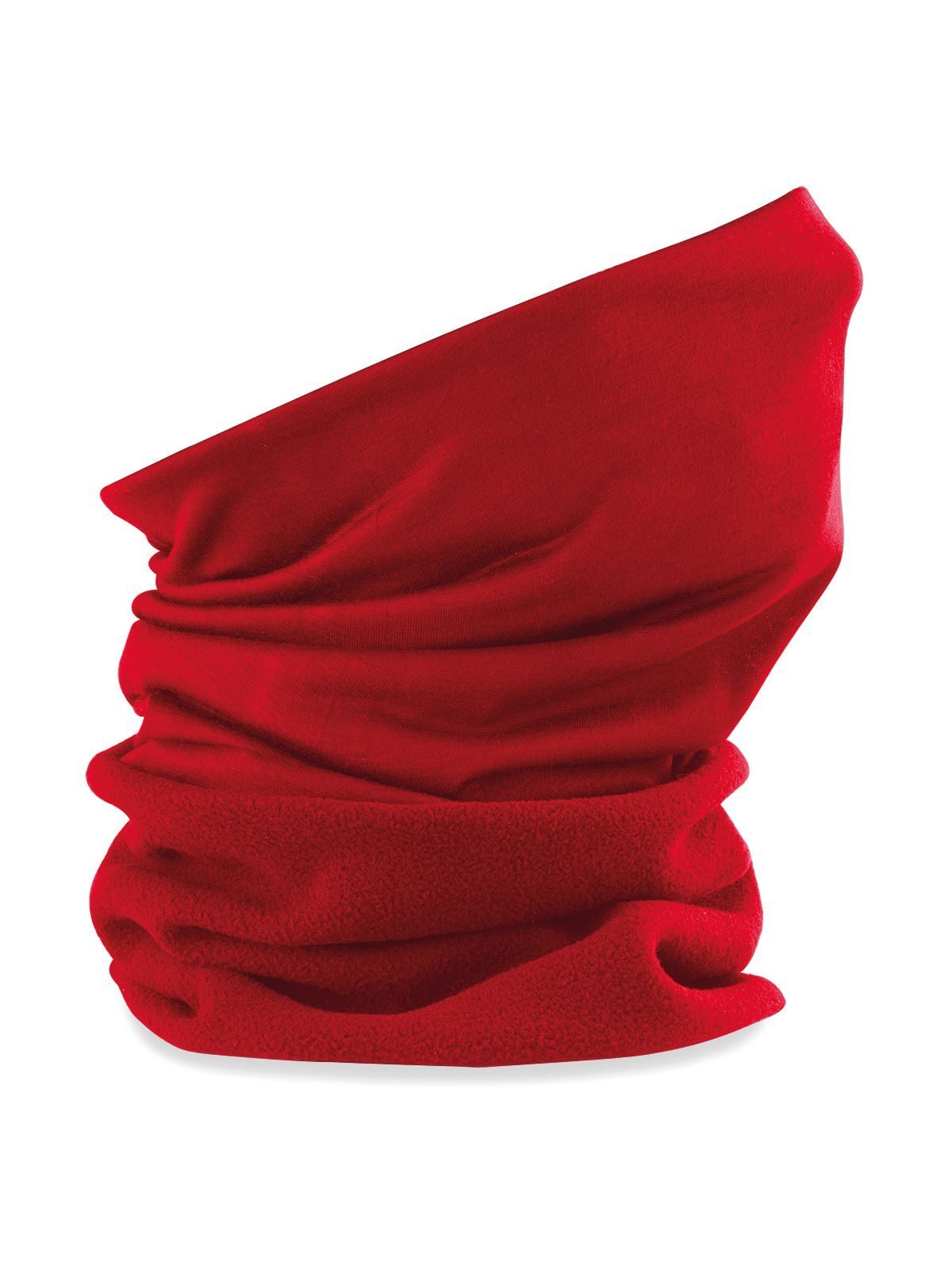 Morf Suprafleece Herren Schal / Handschuhe – Beechfield – Farbe classic Red – individuell veredelbar
