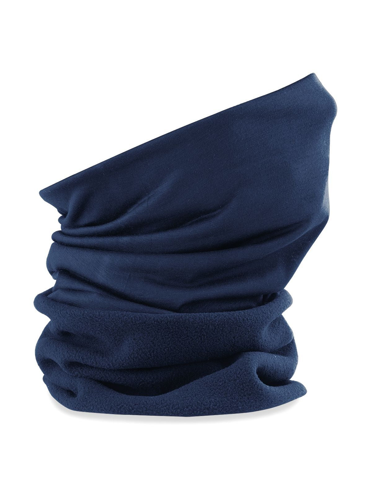 Morf Suprafleece Herren Schal / Handschuhe – Beechfield – Farbe french Navy – individuell veredelbar