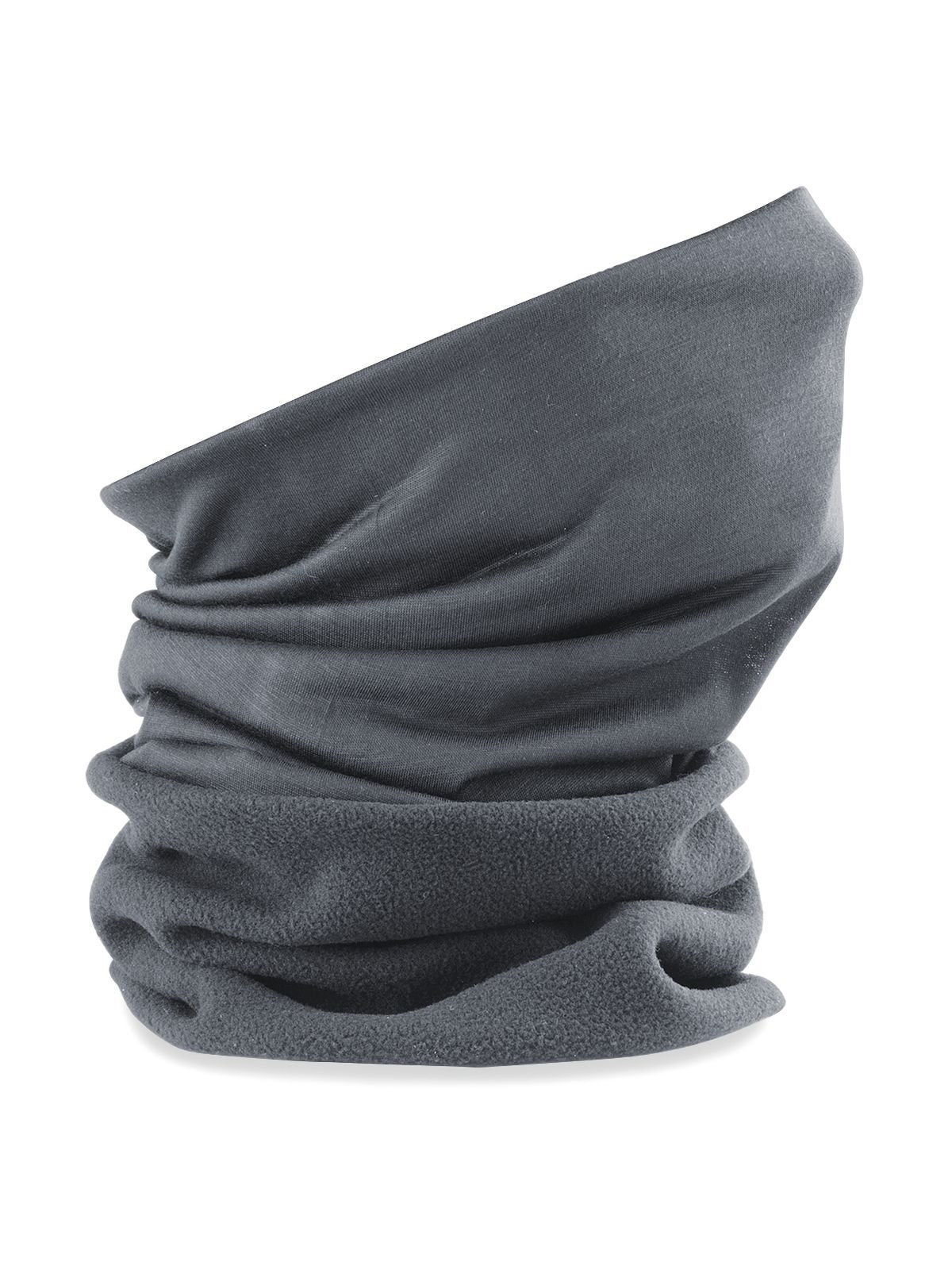 Morf Suprafleece Herren Schal / Handschuhe – Beechfield – Farbe graphite grey – individuell veredelbar