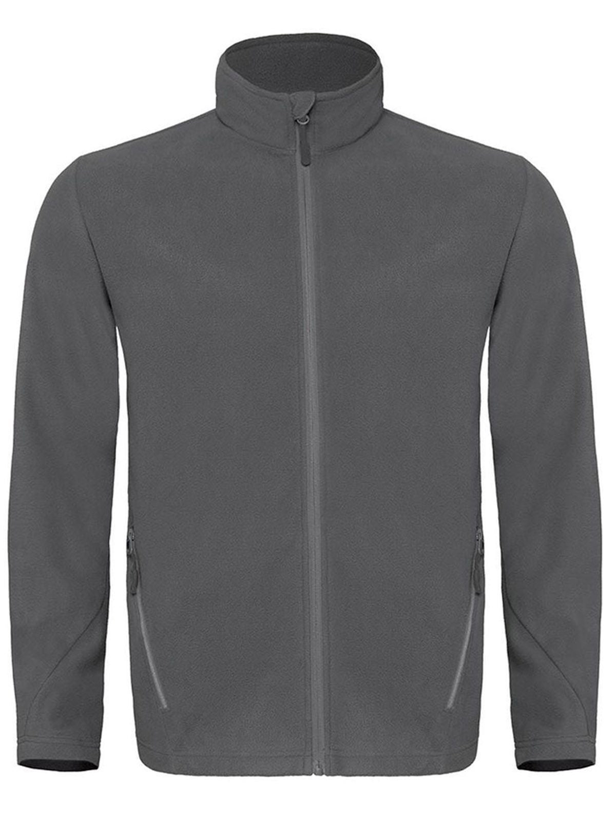 Coolstar Herren Fleece – B&C – Farbe steel grey – individuell veredelbar