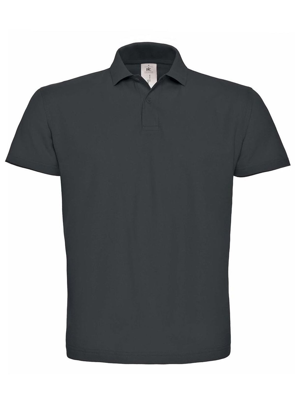 ID.001 Herren Poloshirt – B&C – Farbe Anthrazit – individuell veredelbar