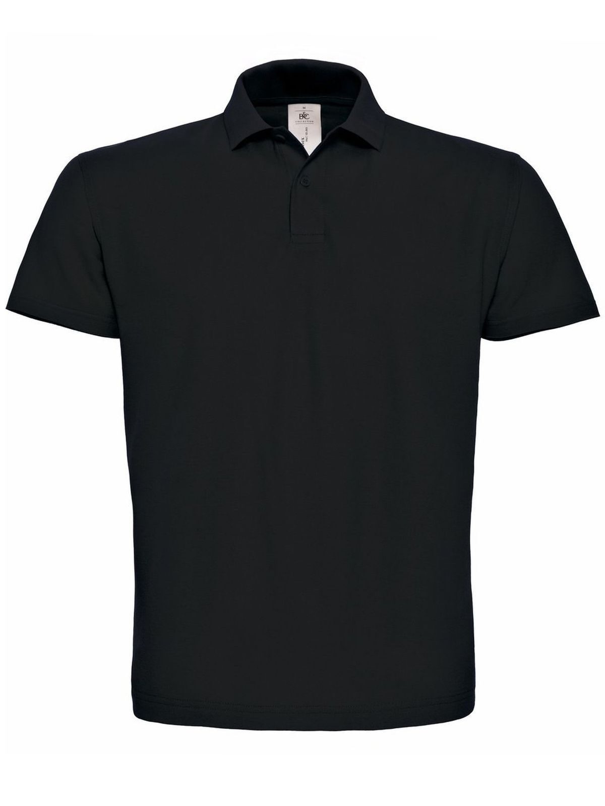 ID.001 Herren Poloshirt – B&C – Farbe Schwarz – individuell veredelbar