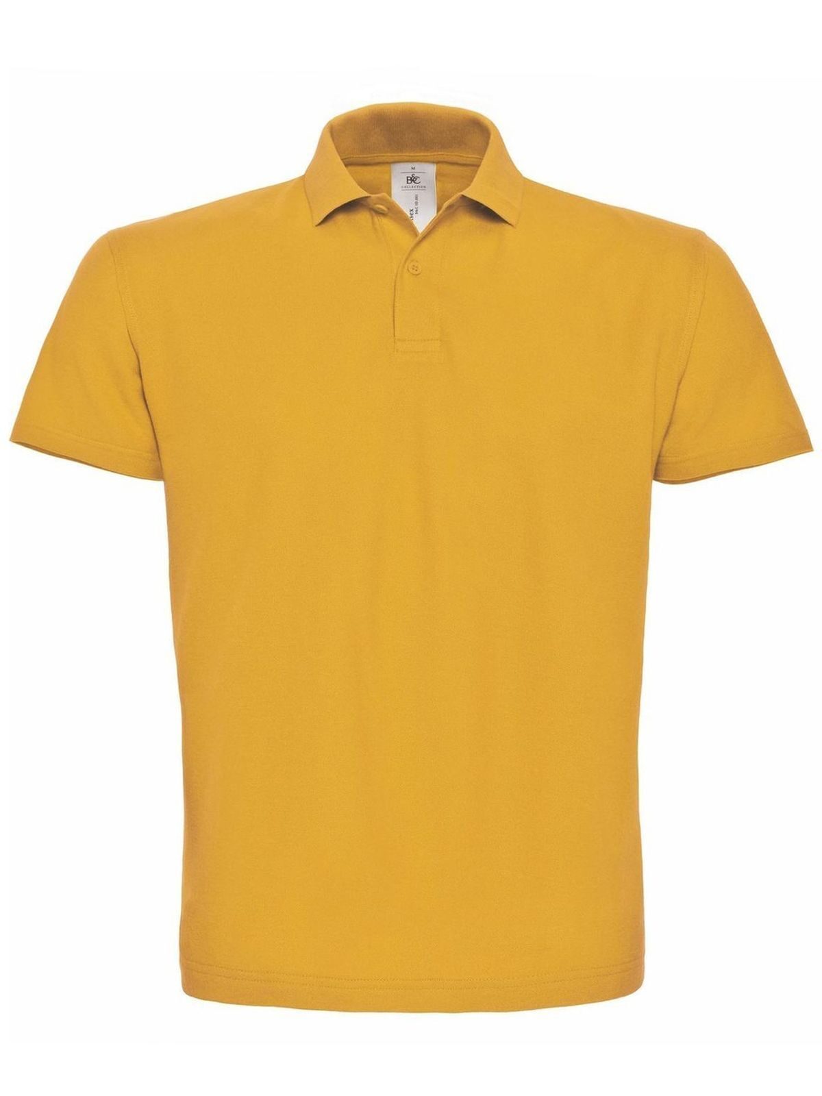 ID.001 Herren Poloshirt – B&C – Farbe chili gold – individuell veredelbar