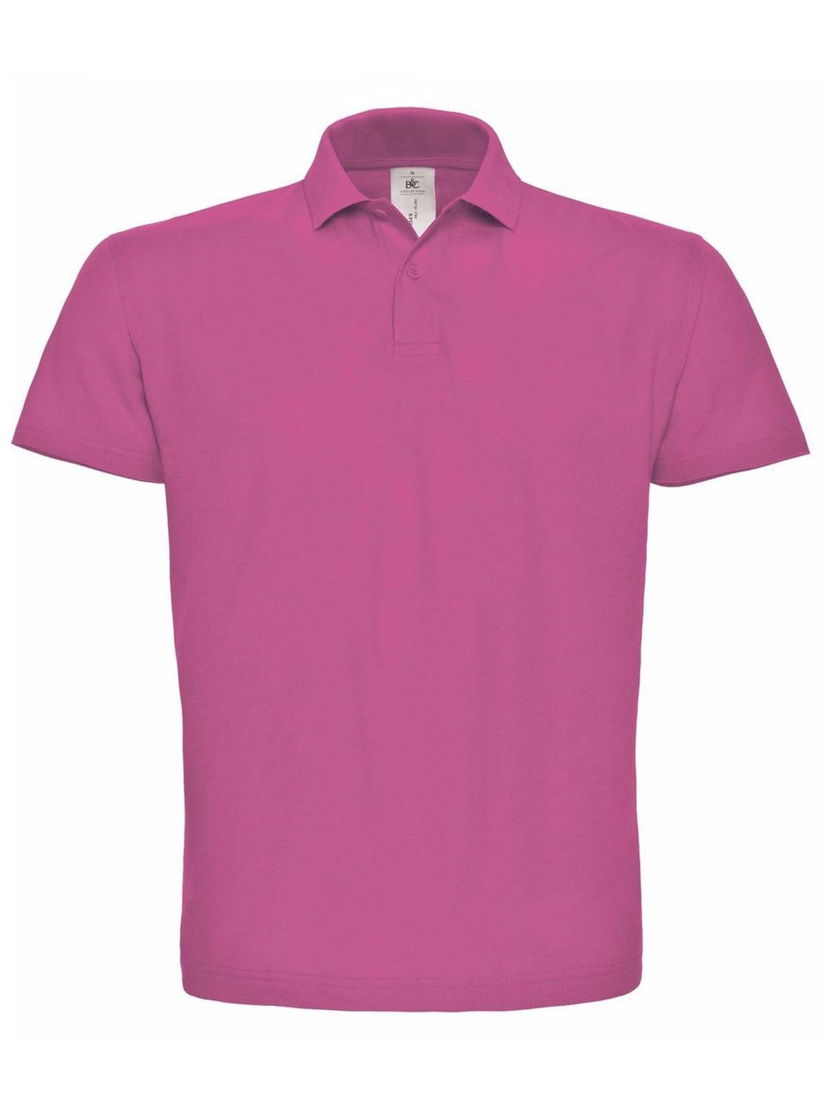ID.001 Herren Poloshirt – B&C – Farbe Fuchsia – individuell veredelbar