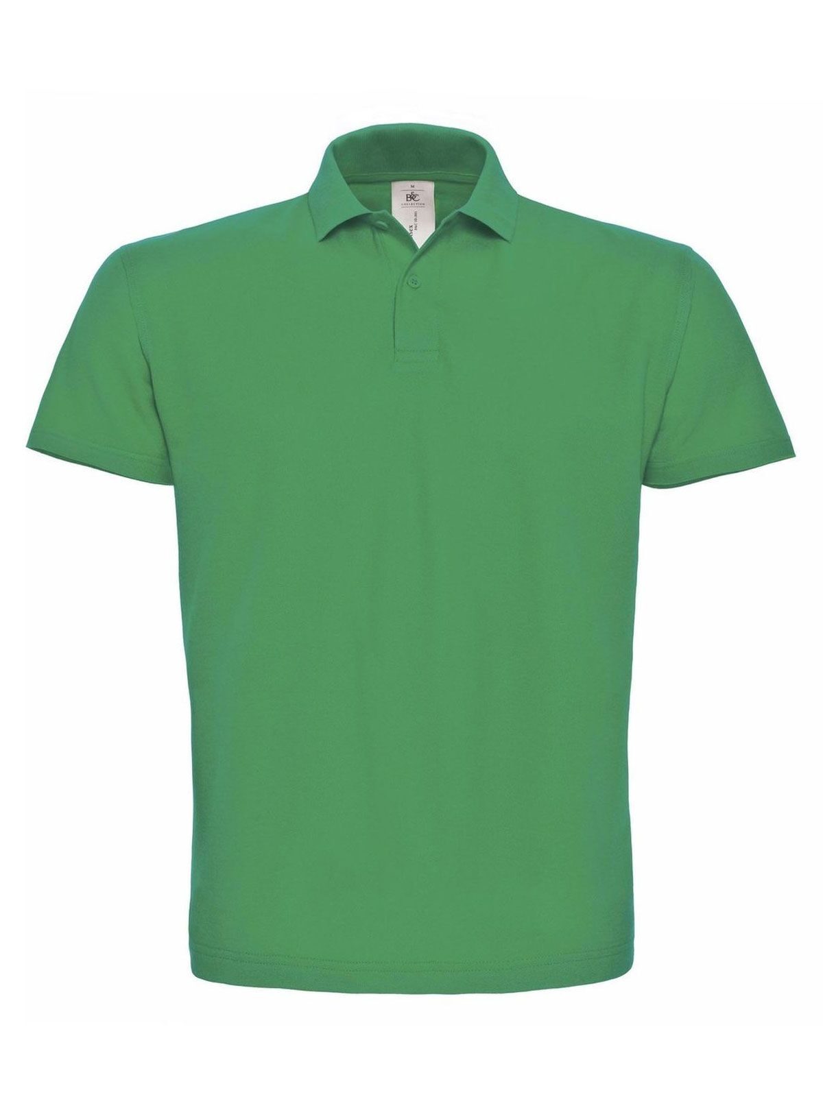 ID.001 Herren Poloshirt – B&C – Farbe Kellygrün – individuell veredelbar