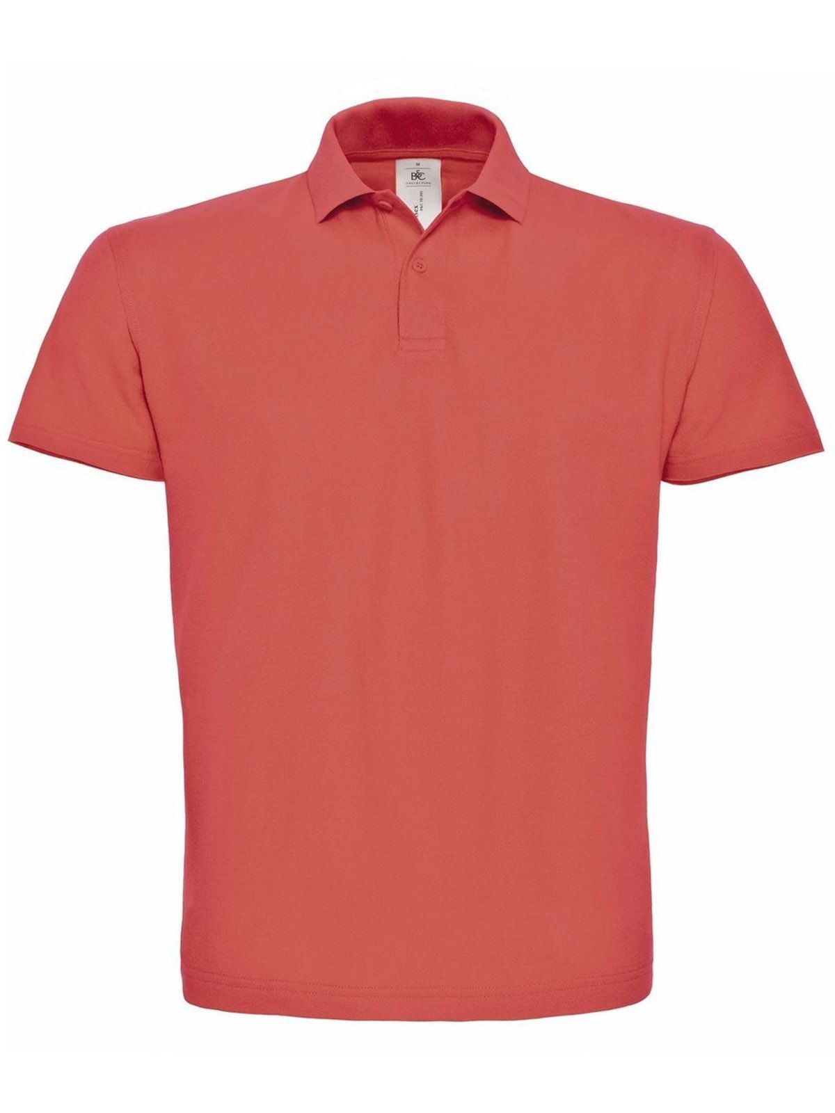 ID.001 Herren Poloshirt – B&C – Farbe pixel coral – individuell veredelbar