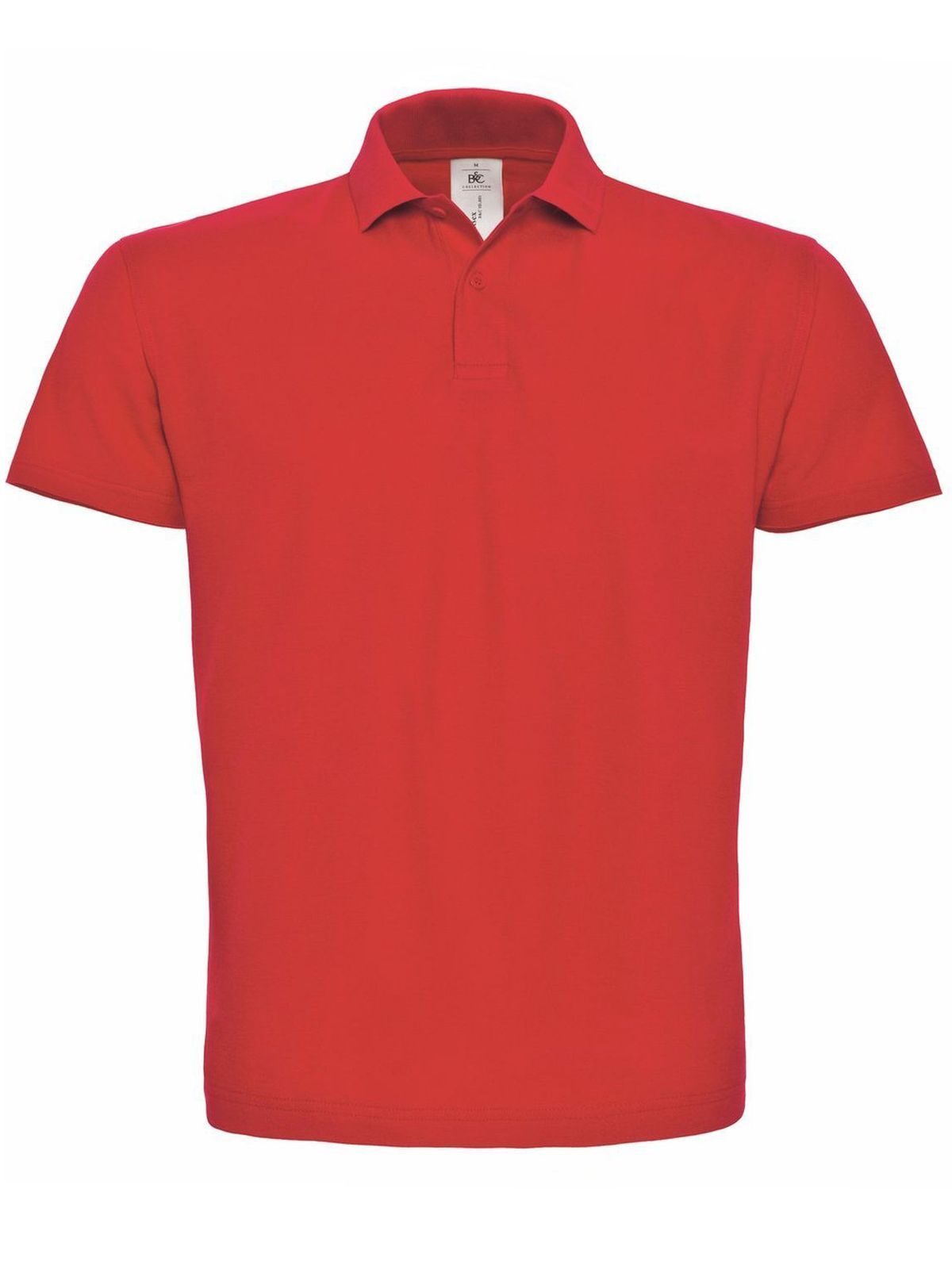 ID.001 Herren Poloshirt – B&C – Farbe Rot – individuell veredelbar