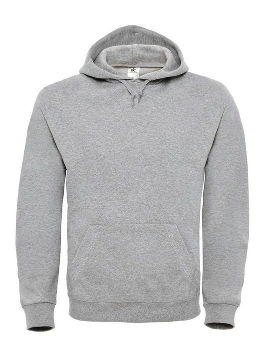 ID.003 Herren Sweatshirt / Hoodie – B&C – Farbe heather grey – individuell veredelbar