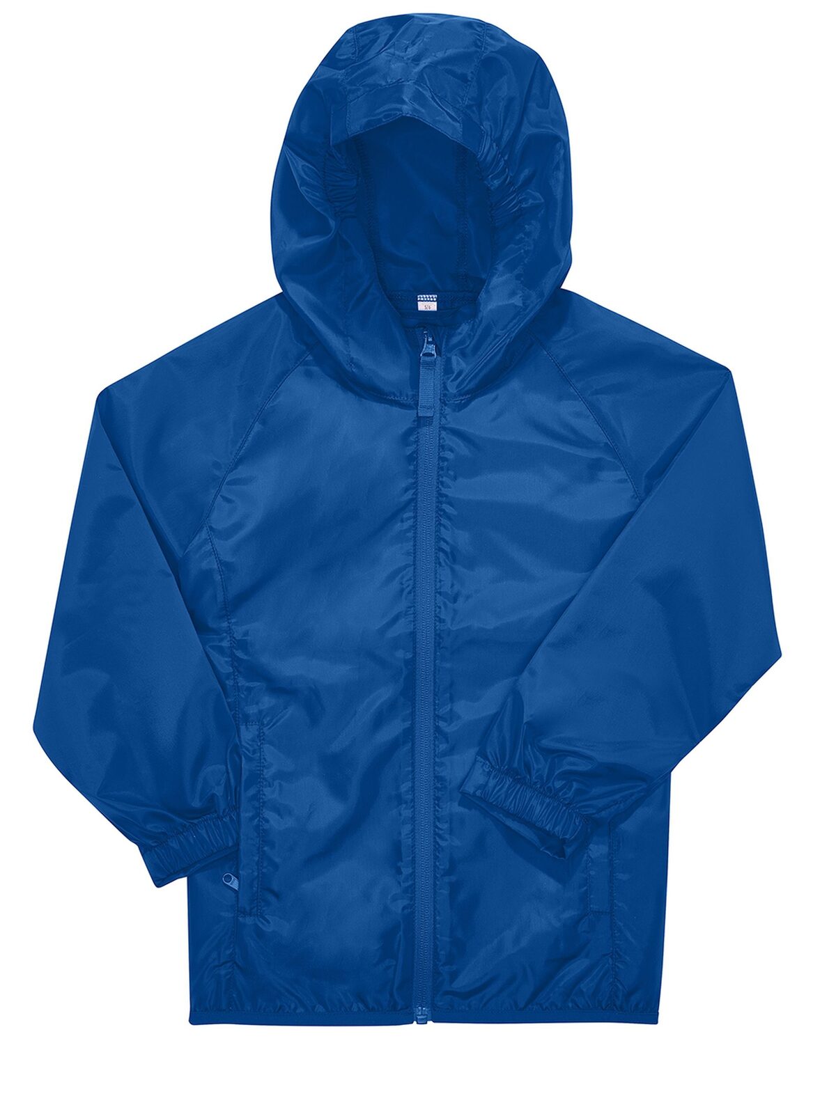 Windbreaker Kinder Jacke – B&C – Farbe Royalblau – individuell veredelbar