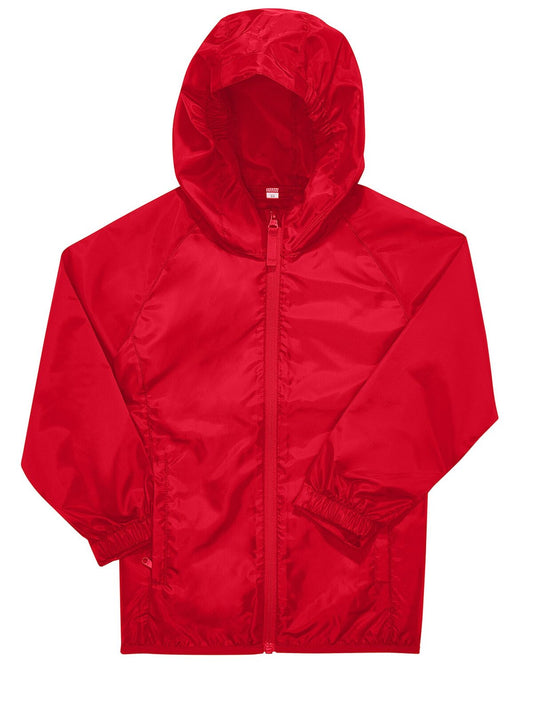 Windbreaker Kinder Jacke – B&C – Farbe Rot – individuell veredelbar