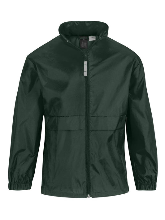Sirocco Kinder Jacke – B&C – Farbe bottle green – individuell veredelbar