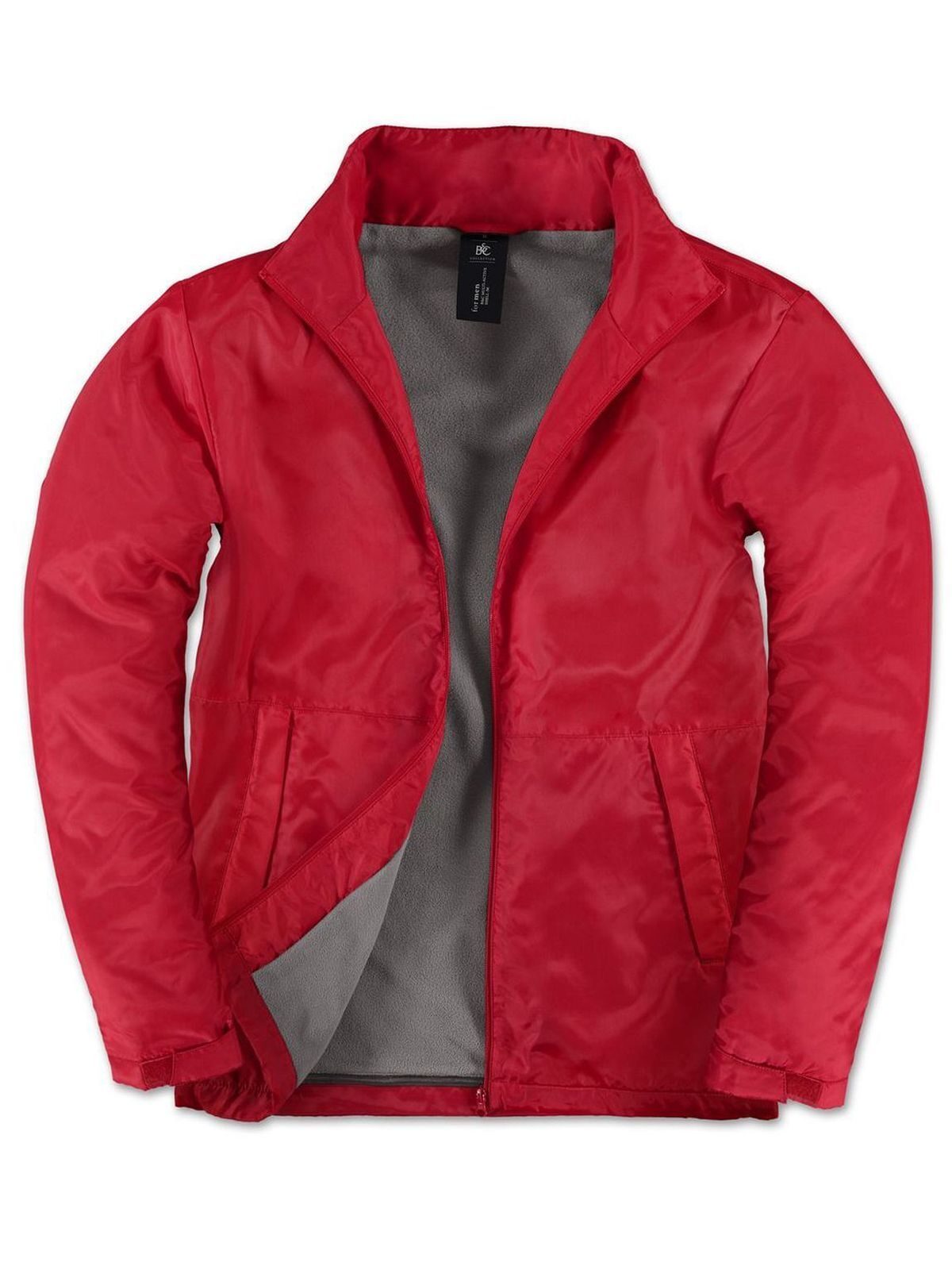 Multi-Active Herren Jacke – B&C – Farbe Rot – individuell veredelbar