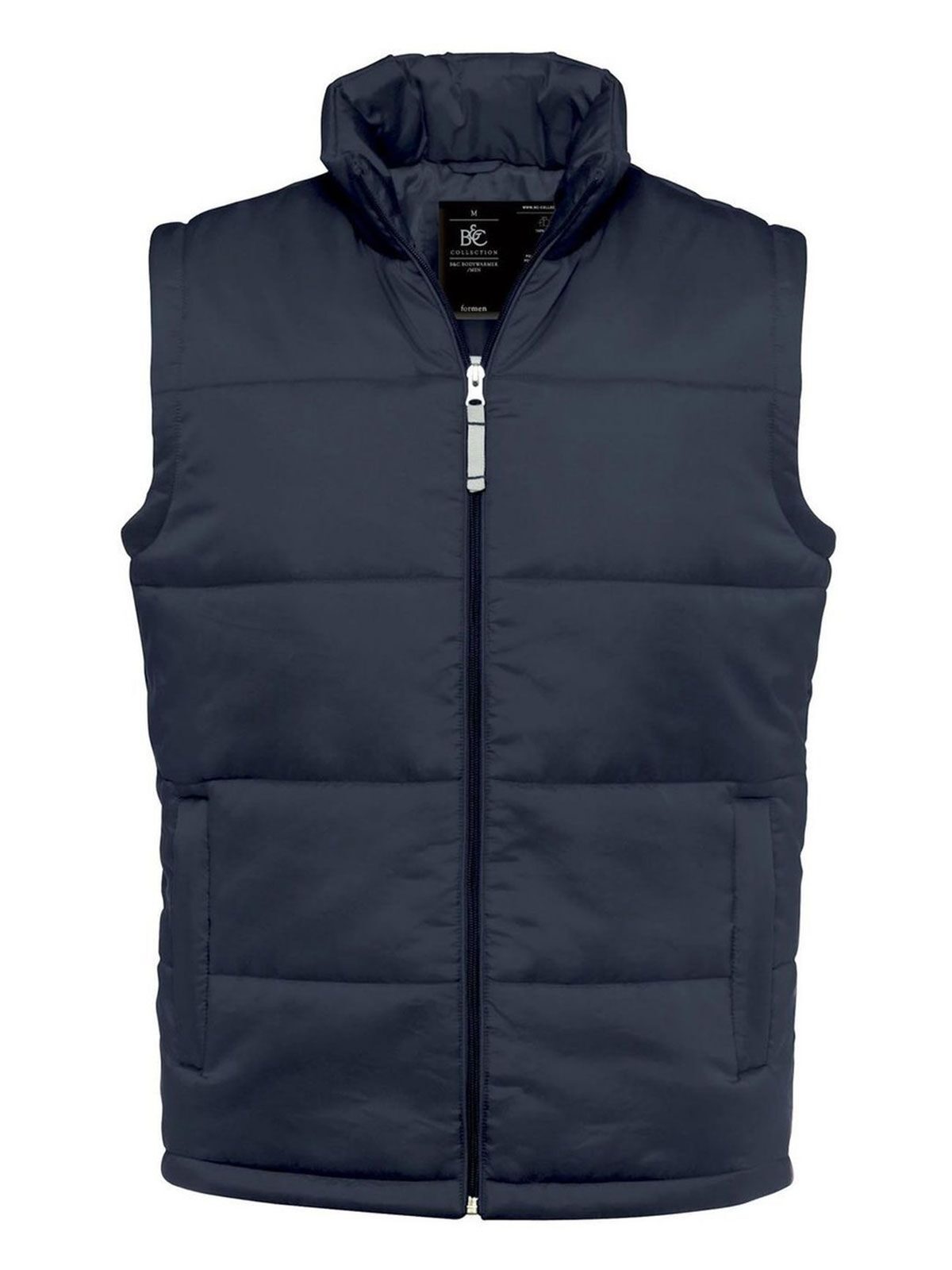 Bodywarmer Herren Jacke – B&C – Farbe Navy – individuell veredelbar