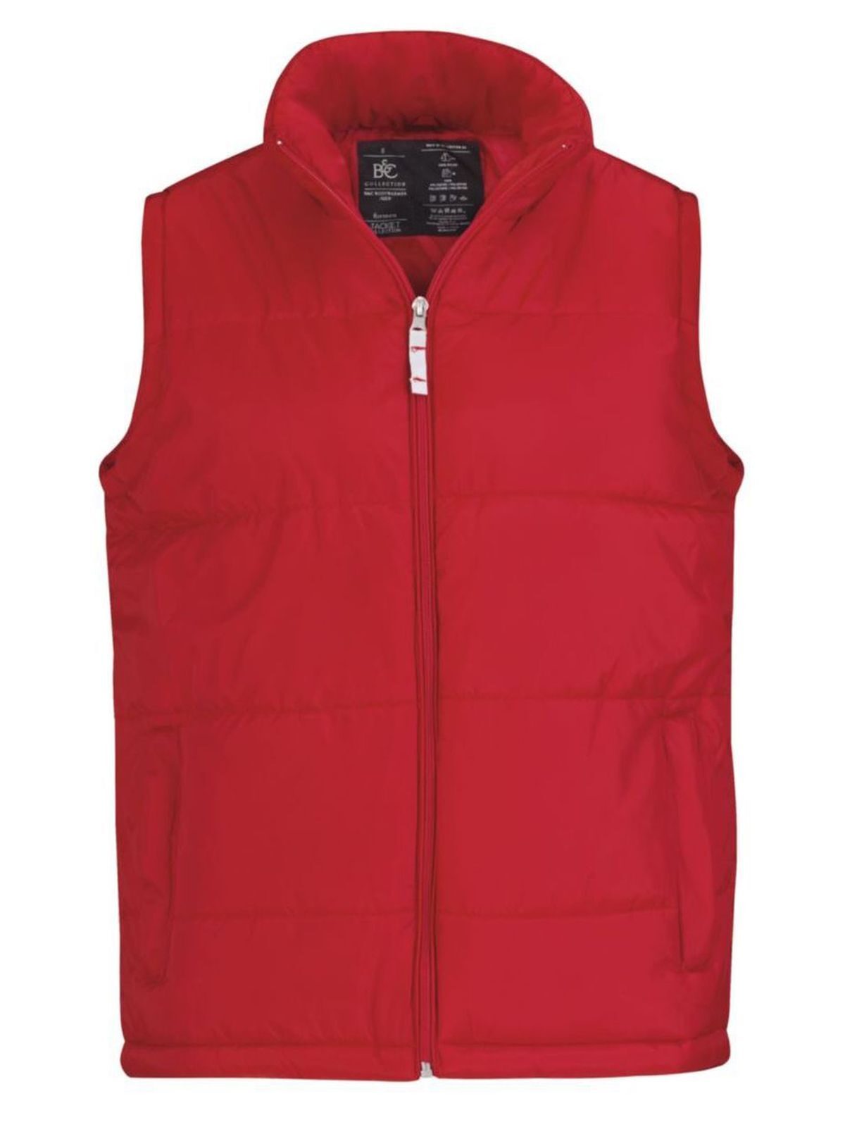Bodywarmer Herren Jacke – B&C – Farbe Rot – individuell veredelbar