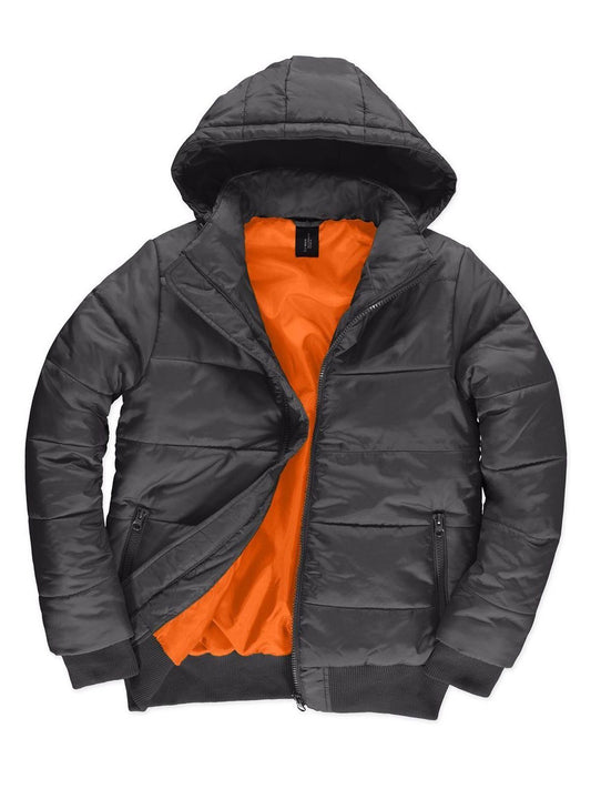 Superhood Herren Jacke – B&C – Farbe Dunkelgrau – individuell veredelbar