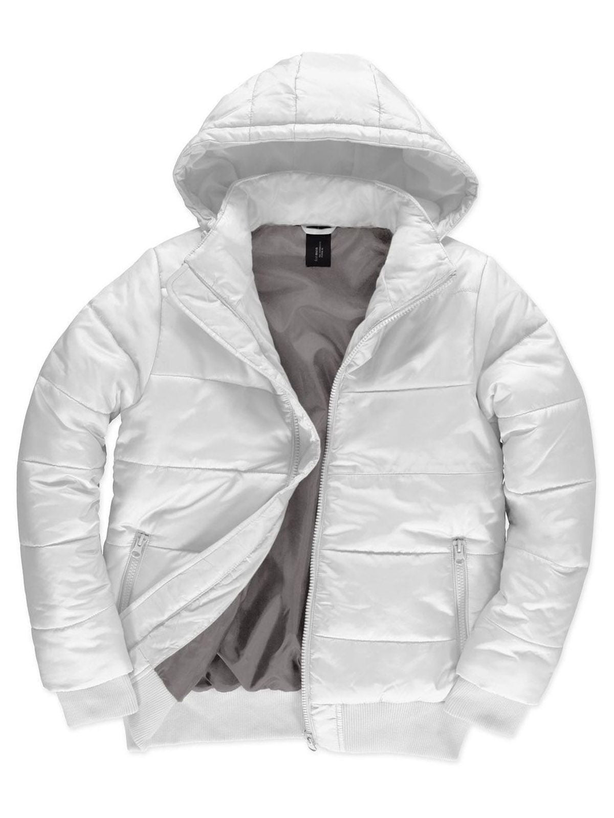 Superhood Herren Jacke – B&C – Farbe Weiß – individuell veredelbar