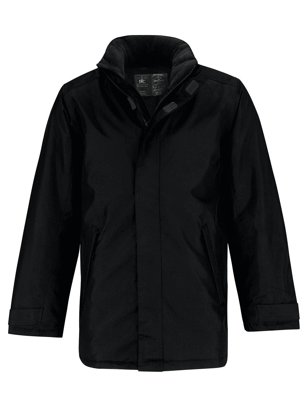 Real+ Herren Jacke – B&C – Farbe Schwarz – individuell veredelbar