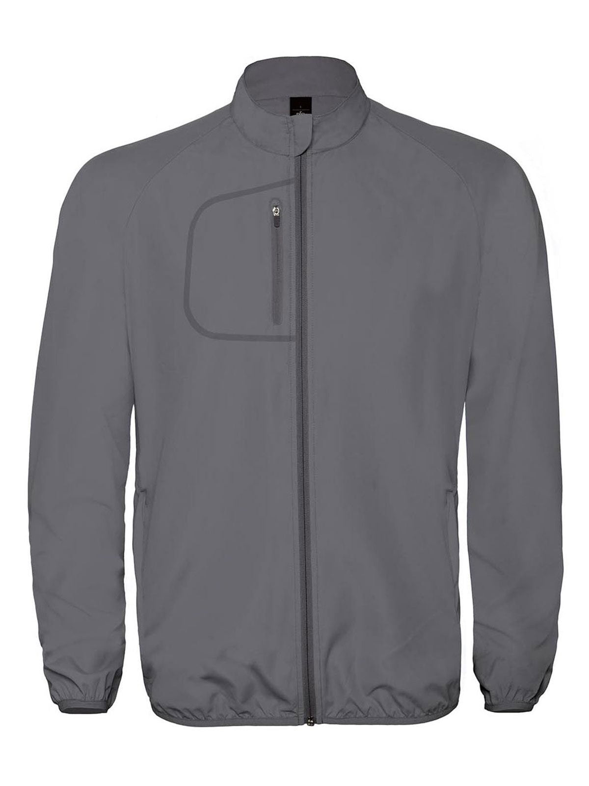 DINAMIC 100%P Jacke – B&C – Farbe Dunkelgrau – individuell veredelbar