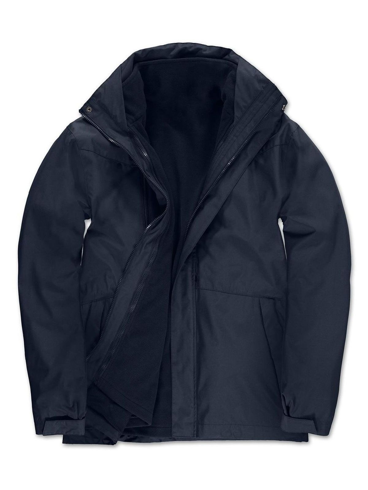 Corporate 3-In-1 Jacke – B&C – Farbe Navy – individuell veredelbar