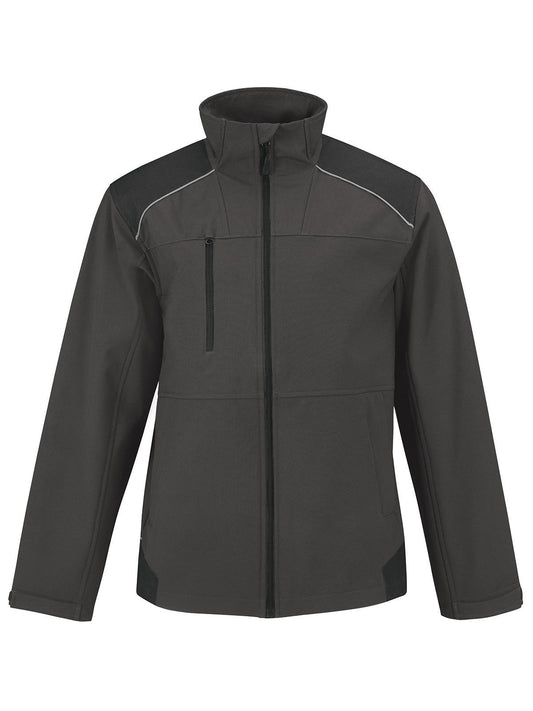 Shield Softshell Pro Herren – B&C – Farbe Dunkelgrau – individuell veredelbar