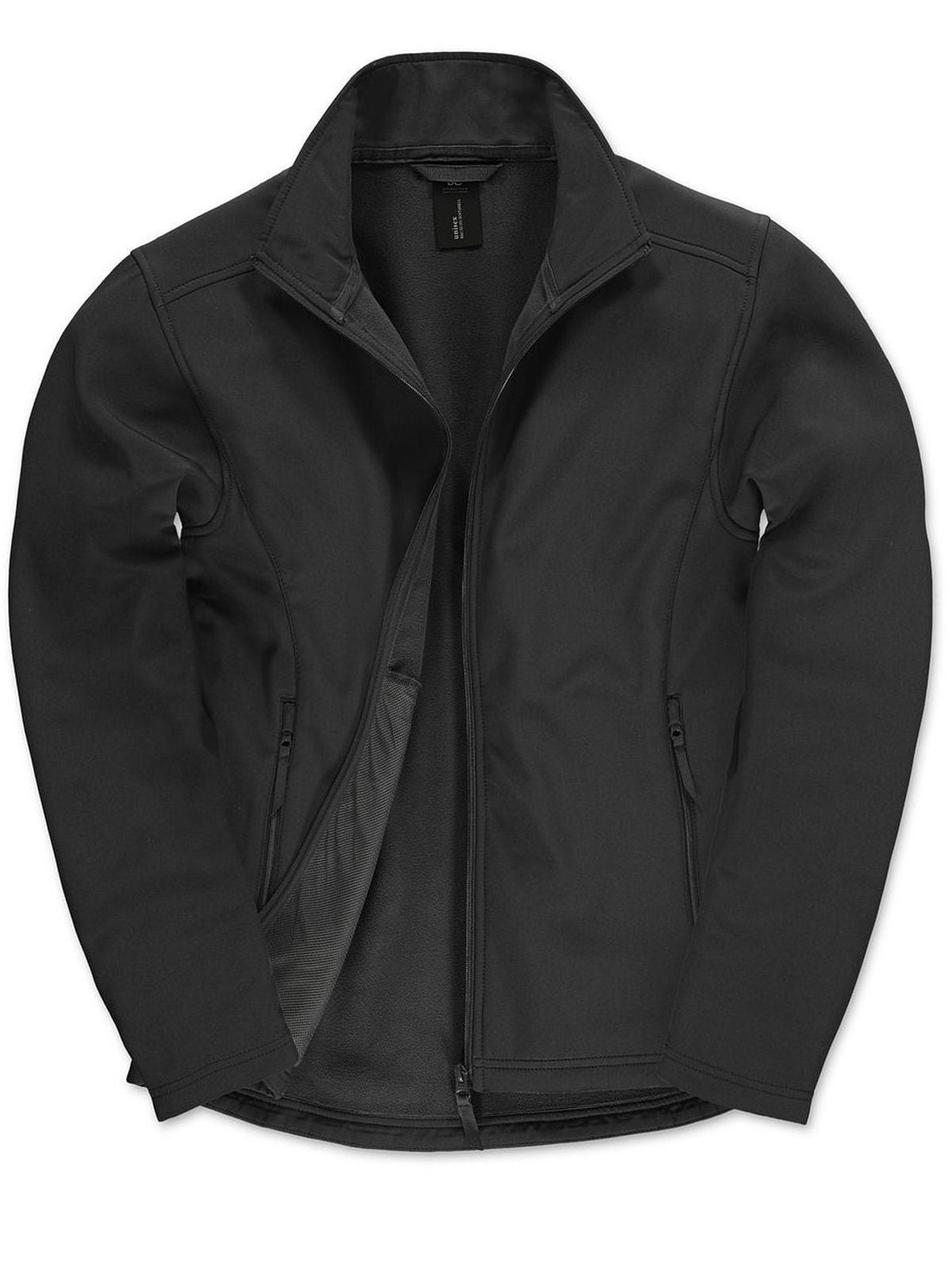 ID.701 Softshell Herren – B&C – Farbe Schwarz – individuell veredelbar