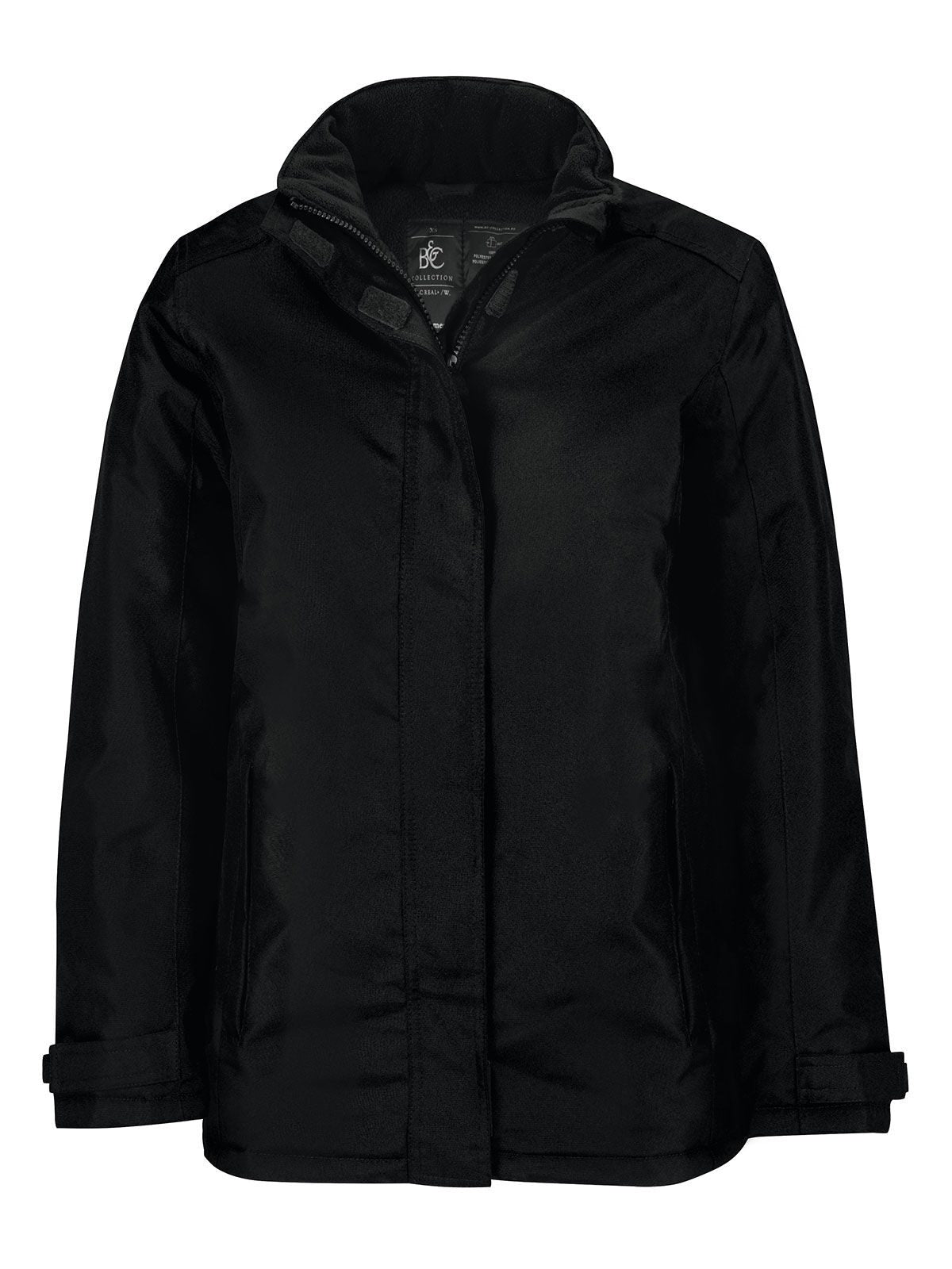 Real+ Damen Jacke – B&C – Farbe Schwarz – individuell veredelbar