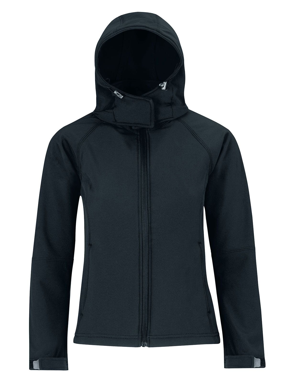 Hooded Softshell Damen – B&C – Farbe Navy – individuell veredelbar
