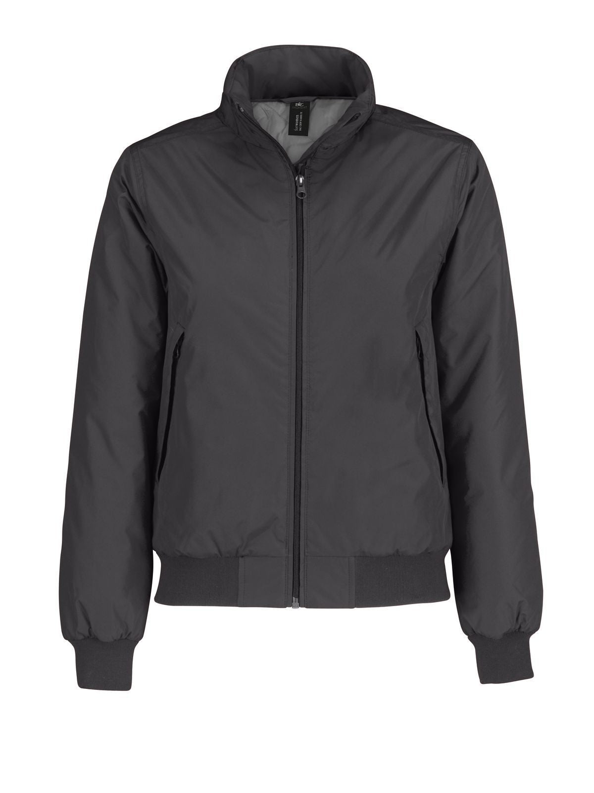 Crew Bomber Damen Jacke – B&C – Farbe Dunkelgrau – individuell veredelbar