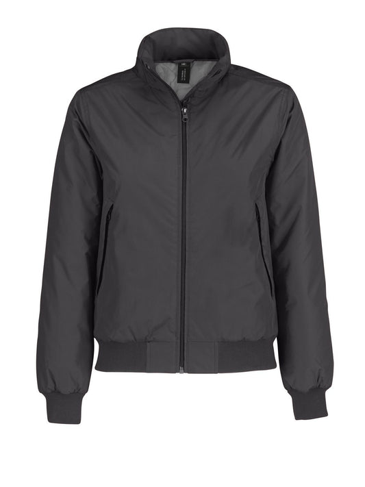 Crew Bomber Damen Jacke – B&C – Farbe Dunkelgrau – individuell veredelbar