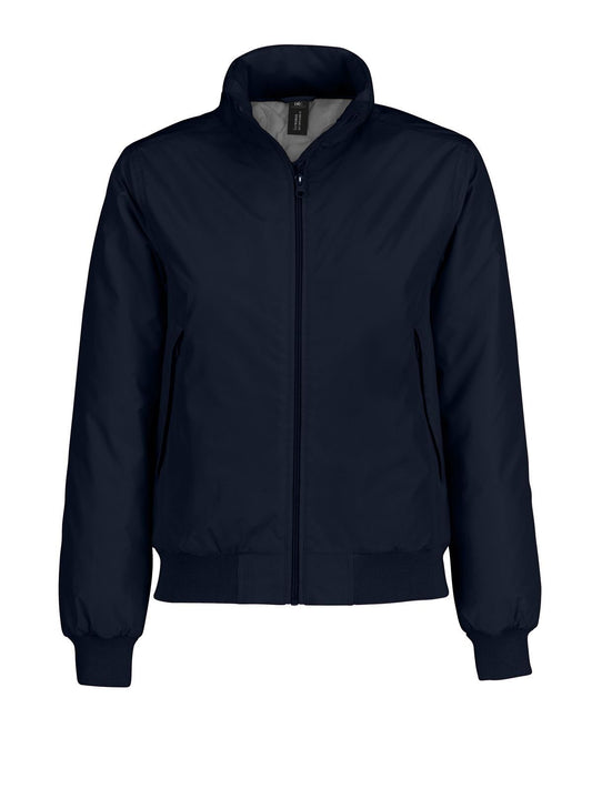 Crew Bomber Damen Jacke – B&C – Farbe Navy – individuell veredelbar