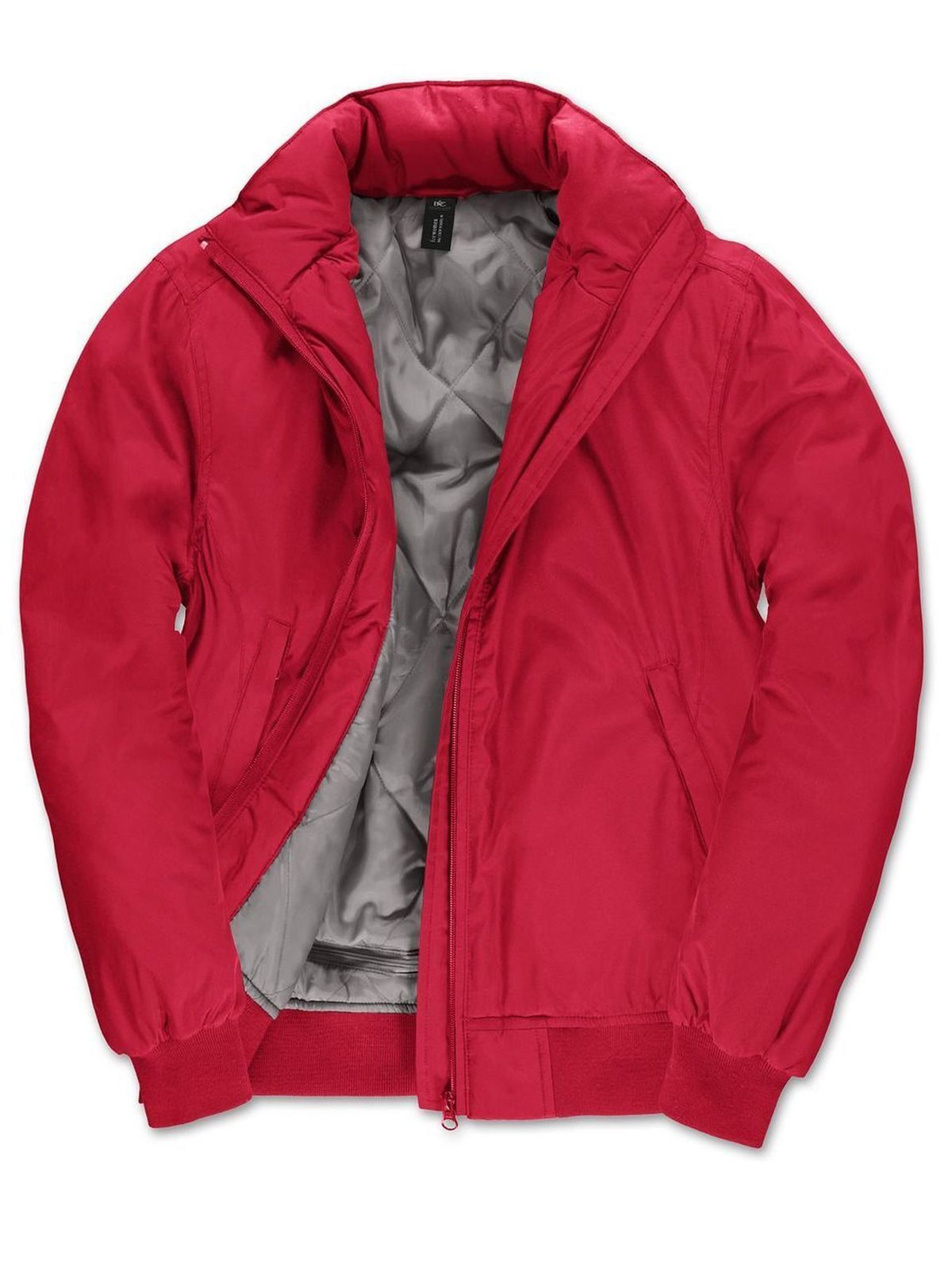 Crew Bomber Damen Jacke – B&C – Farbe Rot – individuell veredelbar