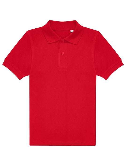 My Polo 180 Kinder Poloshirt – B&C – Farbe Rot – individuell veredelbar