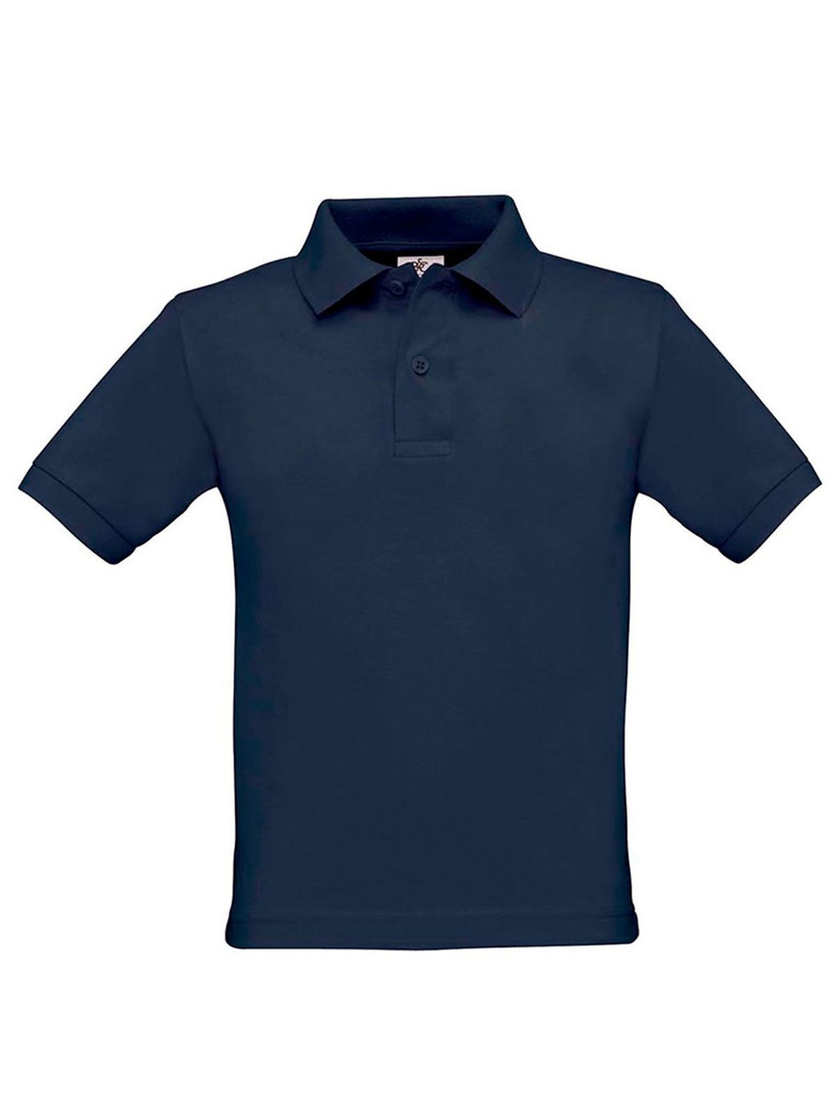 Safran Kinder Poloshirt – B&C – Farbe Navy – individuell veredelbar