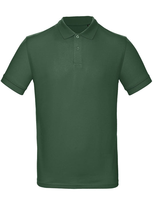 Inspire Polo Herren Poloshirt – B&C – Farbe bottle green – individuell veredelbar