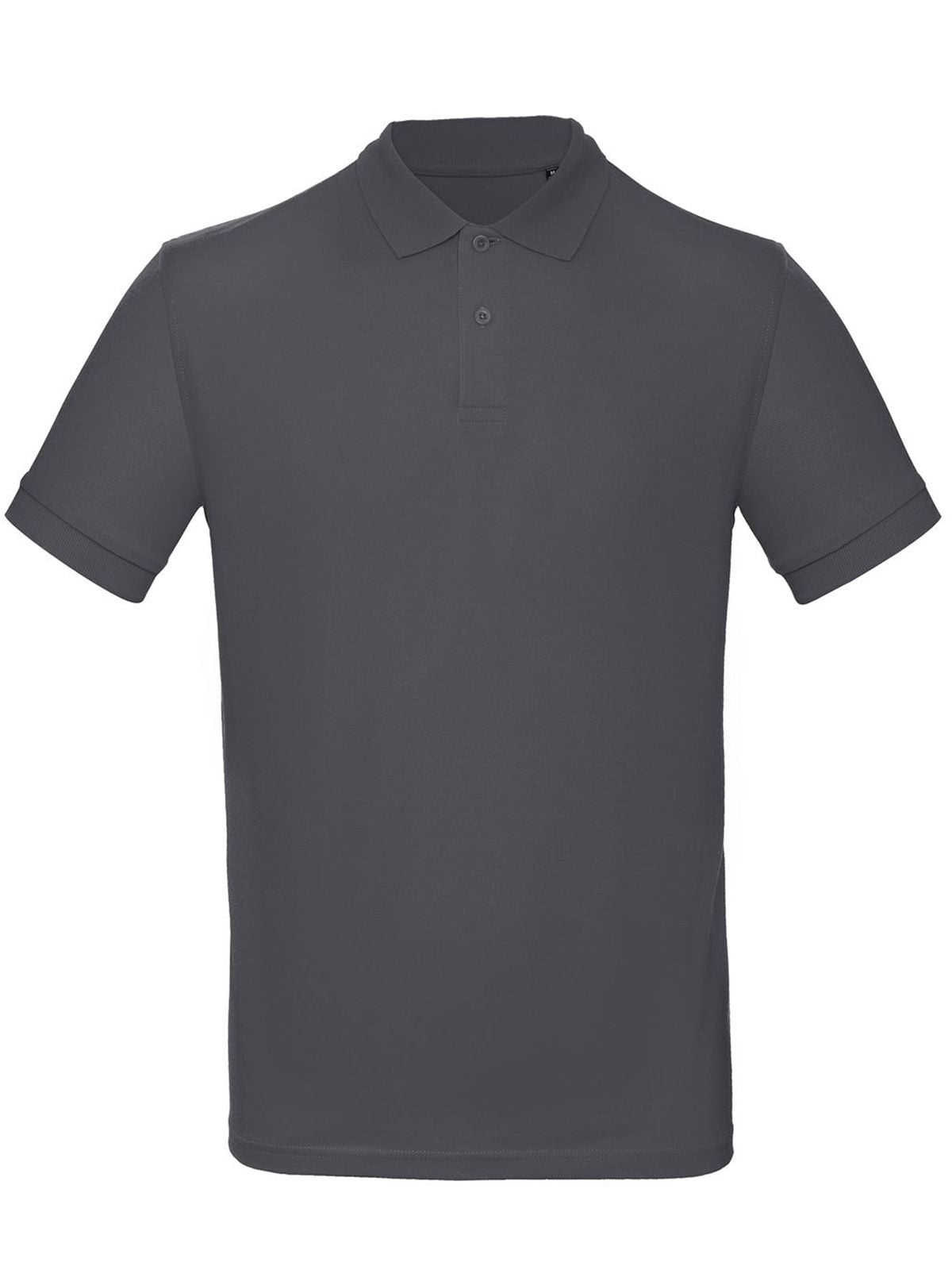 Inspire Polo Herren Poloshirt – B&C – Farbe Dunkelgrau – individuell veredelbar