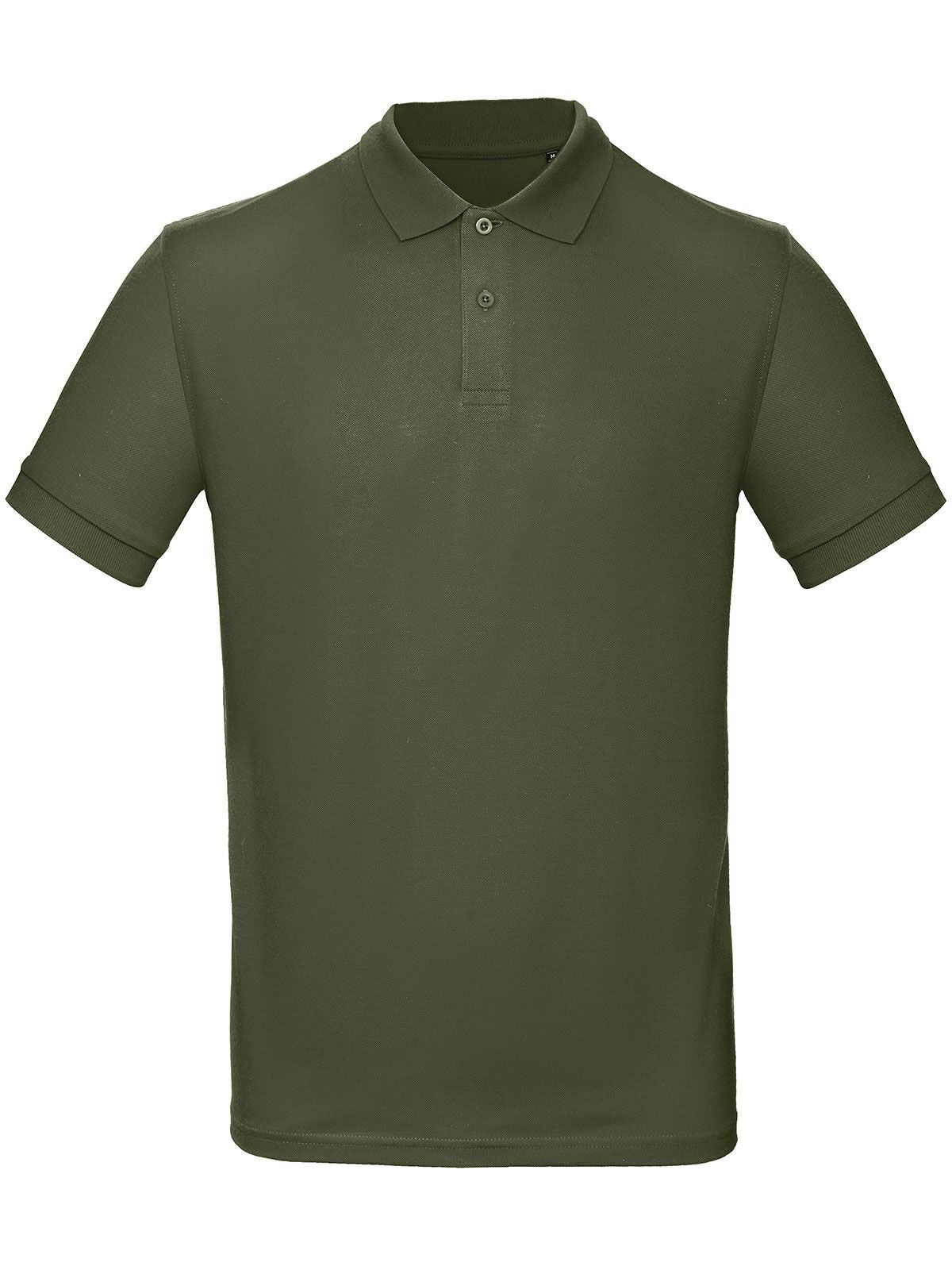 Inspire Polo Herren Poloshirt – B&C – Farbe urban khaki – individuell veredelbar