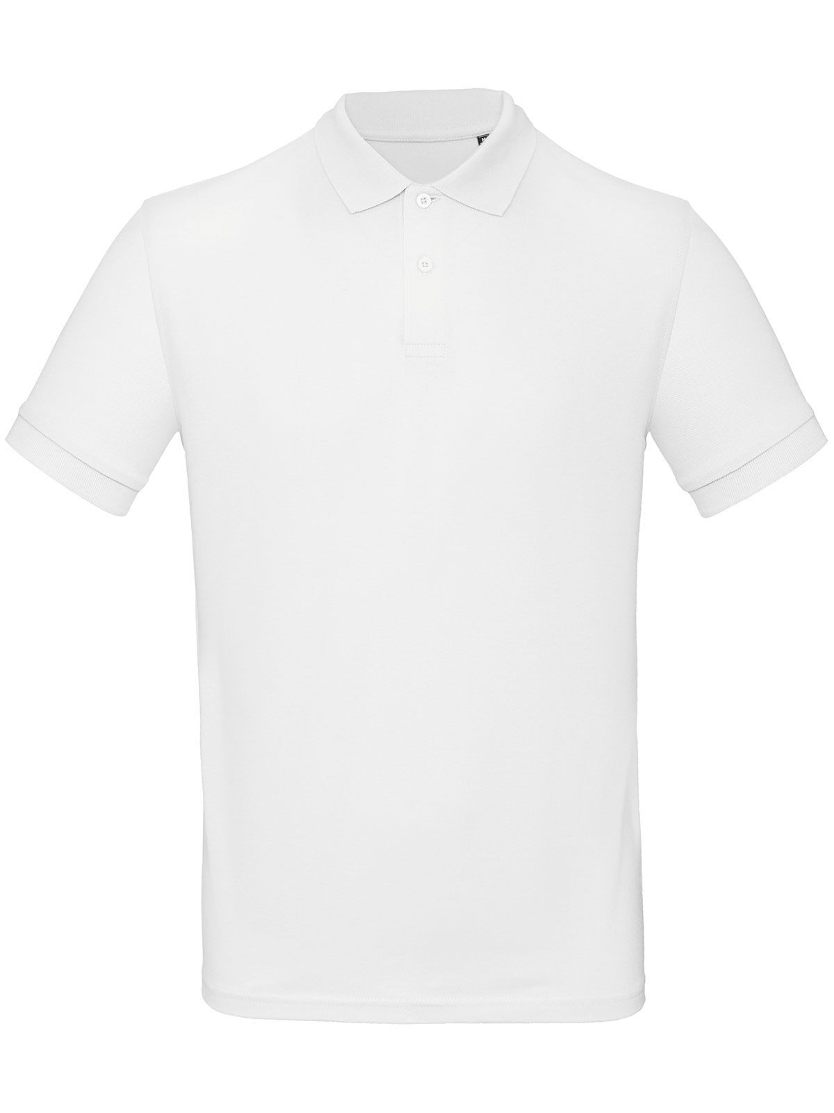 Inspire Polo Herren Poloshirt – B&C – Farbe Weiß – individuell veredelbar