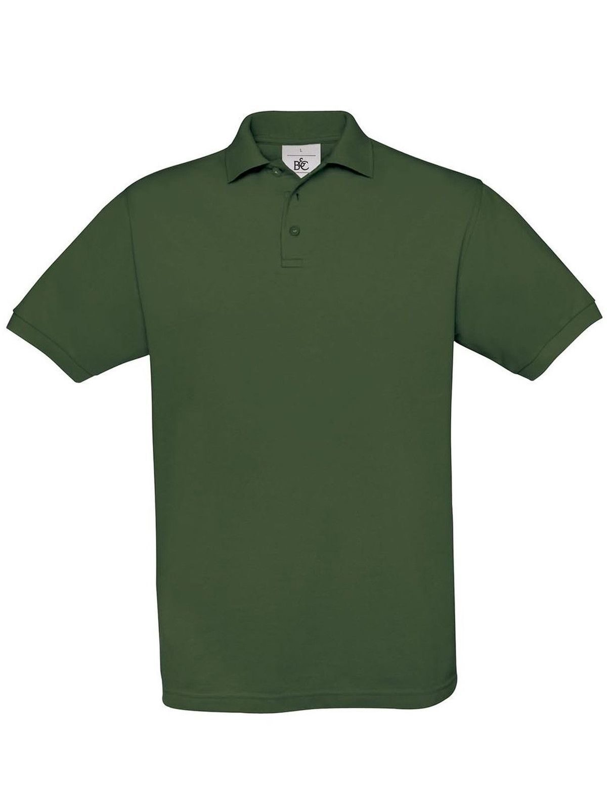 Safran Poloshirt – B&C – Farbe bottle green – individuell veredelbar
