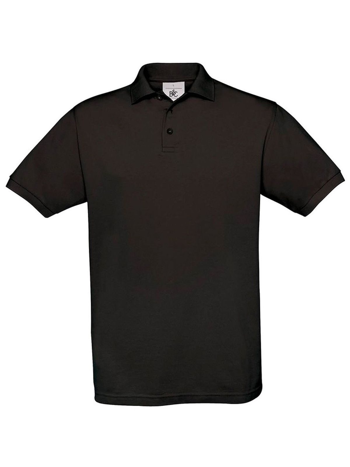 Safran Poloshirt – B&C – Farbe Schwarz – individuell veredelbar